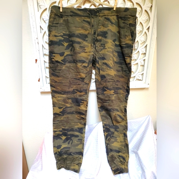 Paper Denim & Cloth Pants - Camo Jogger Stretch Pants By Paper Cloth & Denim 4x NWT
